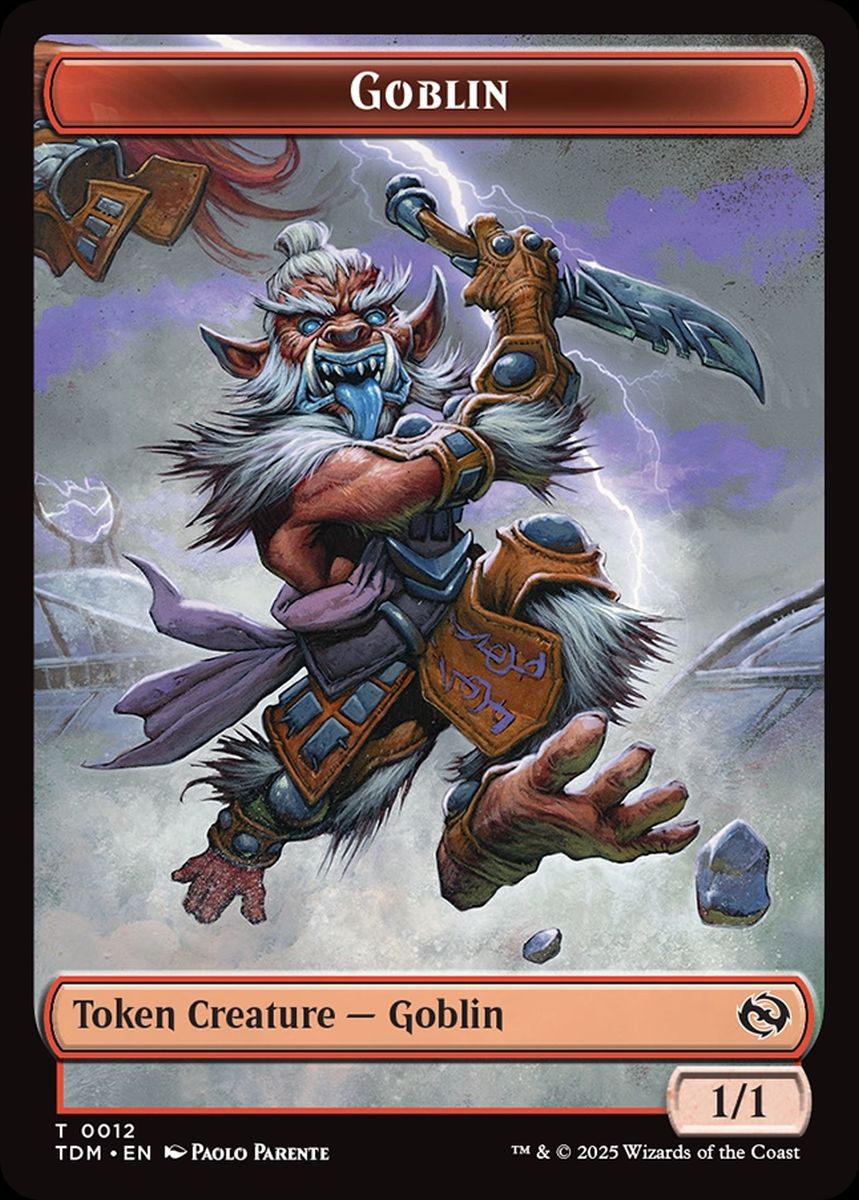 (英)ゴブリントークン / Goblin Token【TDM-TOKEN】 No.012