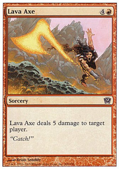 (英)溶岩の斧 / Lava Axe【9ED】 No.200