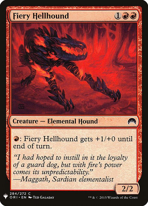 (英)焦熱のヘルハウンド / Fiery Hellhound【MB1】 No.0924