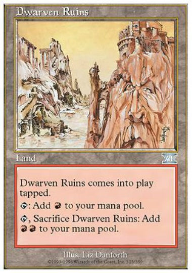 (英)ドワーフ都市の廃墟 / Dwarven Ruins【6ED】 No.323