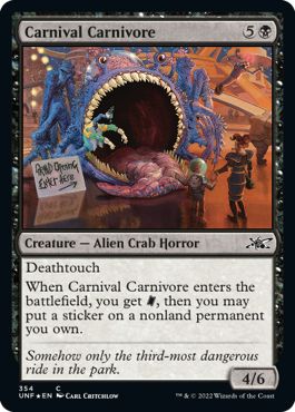 (英)【ギャラクシーFoil】Carnival Carnivore【UNF】 No.354