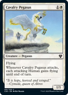 (英)乗騎ペガサス / Cavalry Pegasus【C20】 No.081