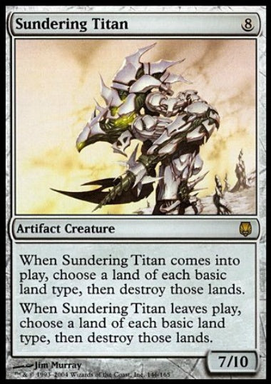 (英)【Foil】隔離するタイタン / Sundering Titan【DST】 No.146