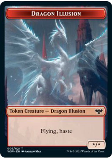 (英)ドラゴン・イリュージョントークン / Dragon Illusion Token【VOW-TOKEN】 No.009