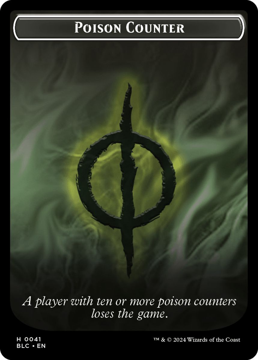 (英)毒カウンター / Poison Counter No.041 - 兎トークン / Rabbit Token【BLC-TOKEN】 No.003