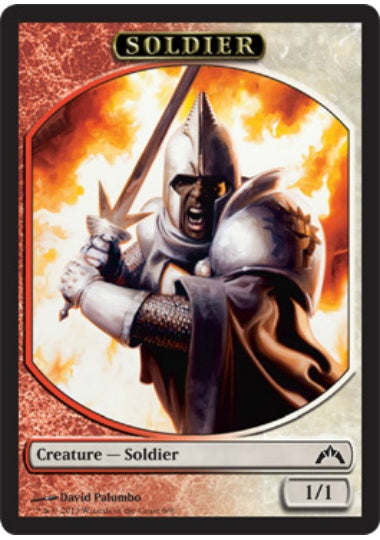 (英)兵士トークン / Soldier Token【GTC-TOKEN】 No.006