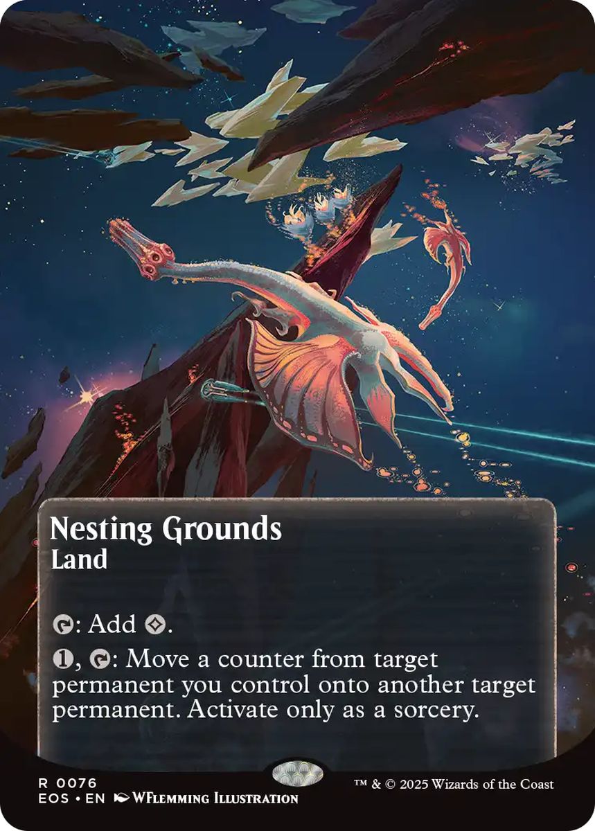 (英)巣ごもりの地 / Nesting Grounds ★ボーダーレス★(「星景ポスター」) 【EOS】 No.076