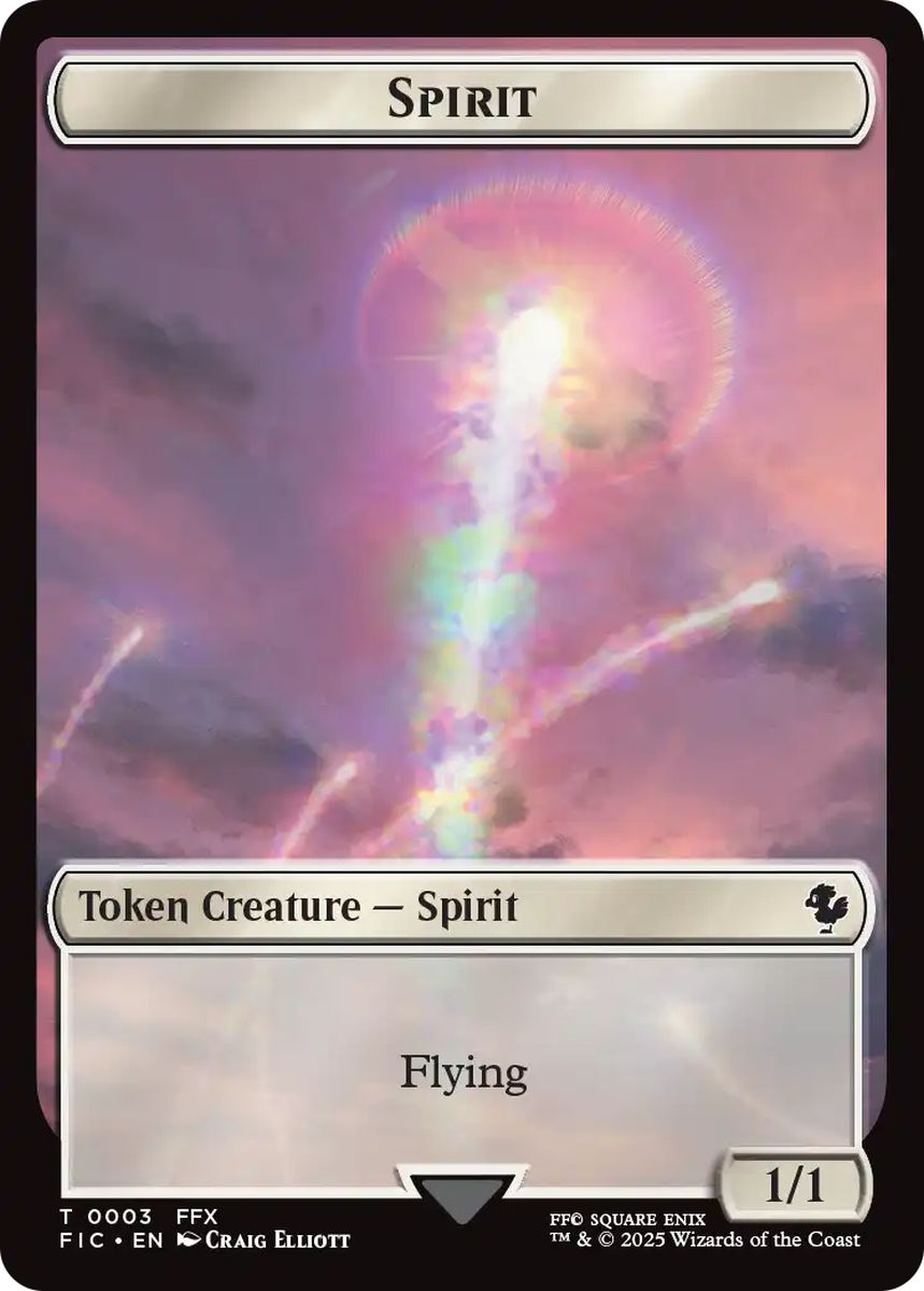 (英)スピリットトークン / Spirit Token No.003 - 英雄トークン / Hero Token【FIC-TOKEN】 No.002