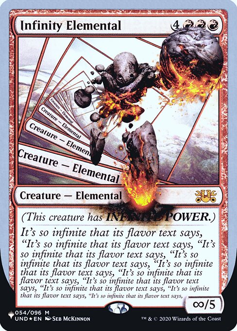 (英)【Foil】Infinity Elemental【UNF-LST】 No.029