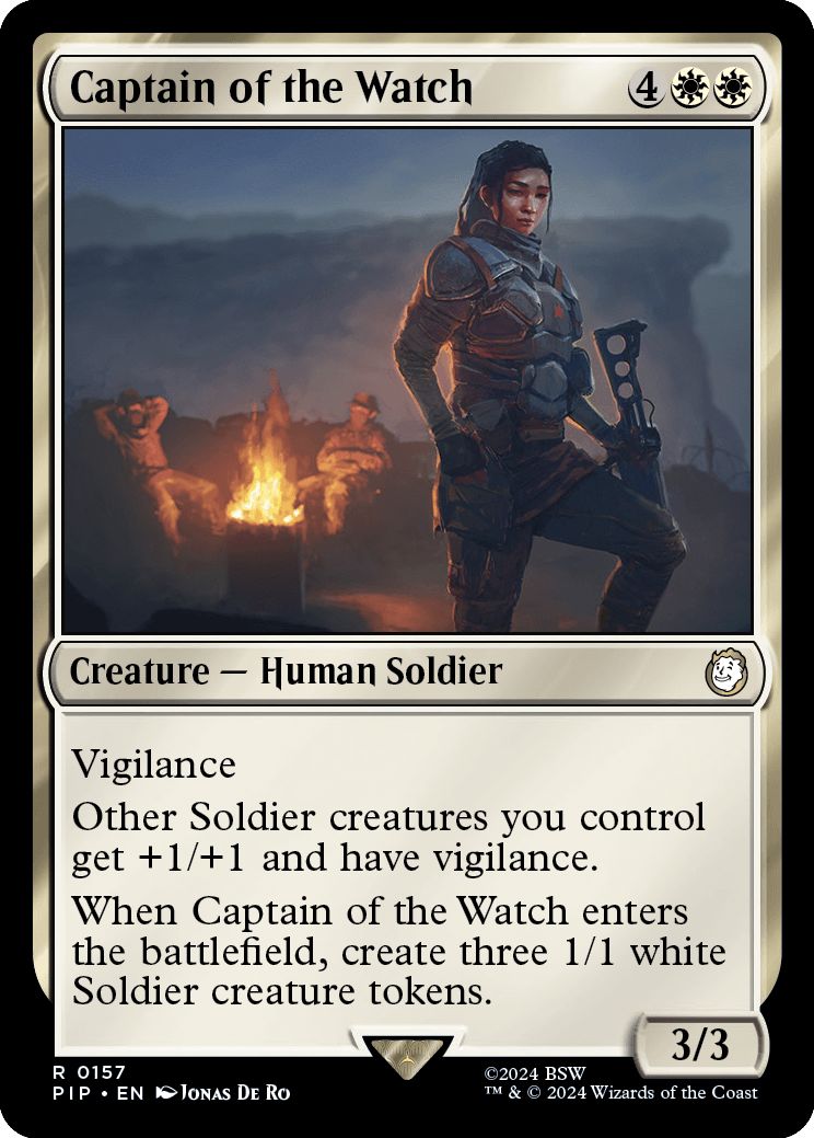 (英)警備隊長 / Captain of the Watch【PIP】 No.0157