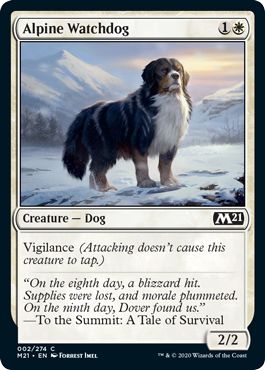 (英)【Foil】高山の番犬 / Alpine Watchdog【M21】 No.002