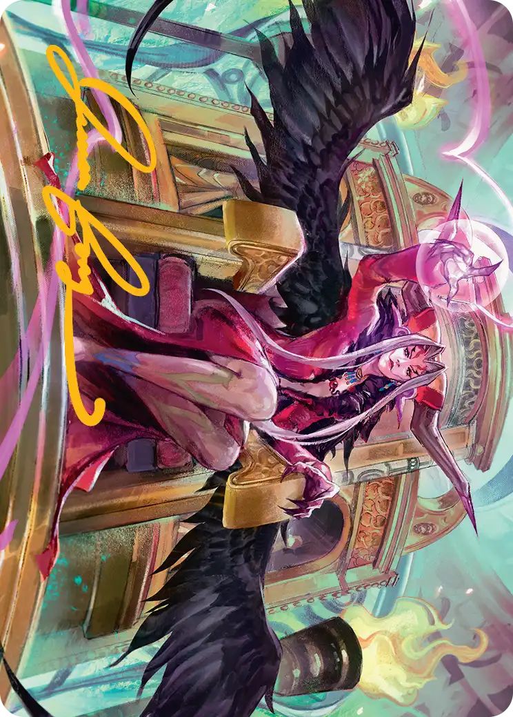 (日)魔女の野望 / Sorceress's Schemes【FIN】 アート・カード 【箔押し】 No.009 ※トーナメントで使用することはできません。