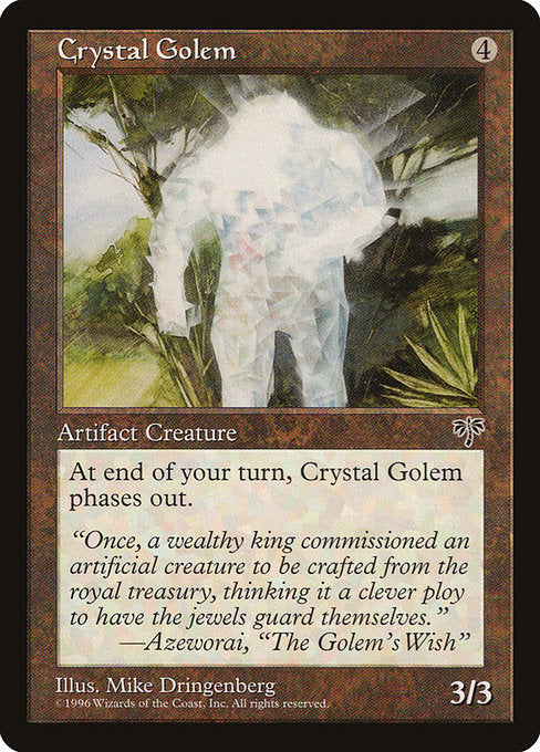 (英)水晶のゴーレム / Crystal Golem【MIR】 No.298