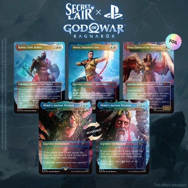 (英)Secret Lair x God of War: Norse Foil Edition 【BOX】 ※発送方法は「ゆうパック」を選択してください。