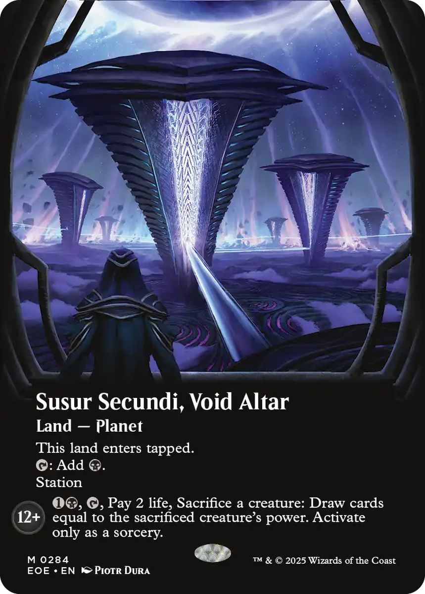 (英)【Foil】ヴォイドの祭壇、ススール・セクンディ / Susur Secundi, Void Altar ★ボーダーレス★(「観測窓」) 【EOE】 No.284