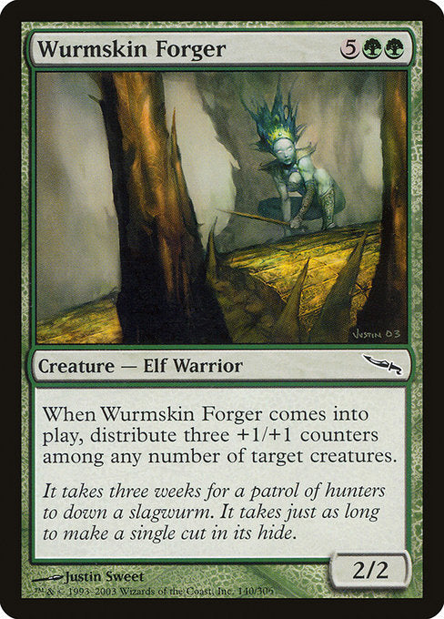 (英)【Foil】ワーム皮の鍛冶工 / Wurmskin Forger【MRD】 No.140