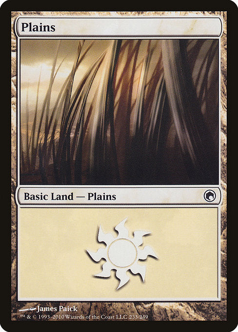 (英)【Foil】平地 / Plains【SOM】 No.233