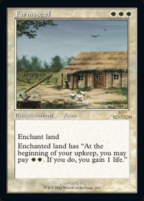 (英)Farmstead【30A】 旧枠加工カード No.316 ※トーナメントで使用することはできません。