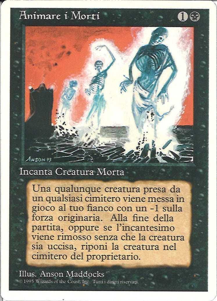 (イタリア語)Animare i Morti / Animate Dead【3ED】 白枠 No.093