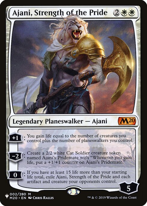 (英)群れの力、アジャニ / Ajani, Strength of the Pride【SLD-C23-02】 Angels: They're Just Like Us but Cooler and with Wings No.001