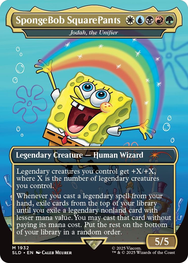 (英)SpongeBob SquarePants[統べるもの、ジョダー / Jodah, the Unifier]【SLD】 Secret Lair x SpongeBob SquarePants: Legends of Bikini Bottom No.1932