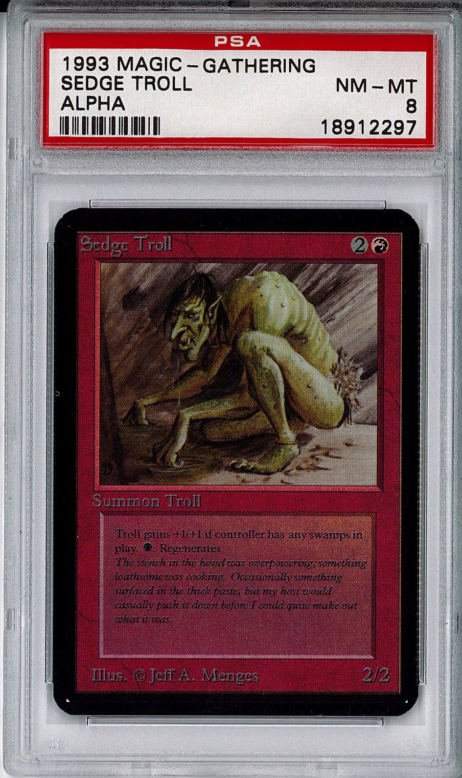 [鑑定品](英)Sedge Troll【ALPHA】 PSA8 ID:18912297 [委託販売品]
