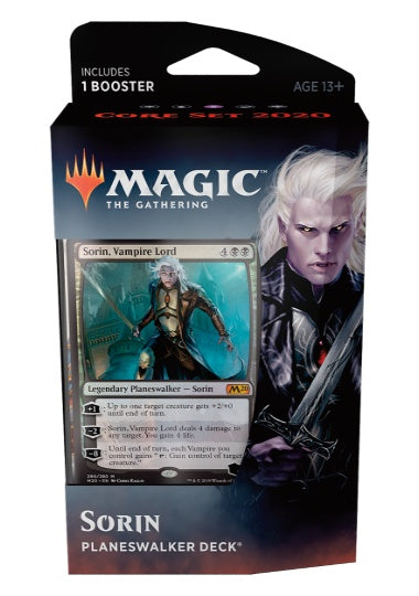 (英)基本セット2020 プレインズウォーカーデッキ「吸血鬼の王、ソリン」 / Core Set 2020 Planeswalker Deck 「Sorin, Vampire Lord」【GIFT】 ※発送方法は「ゆうパック」を選択してください。