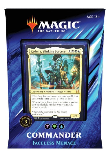 (英)統率者2019 デッキ 匿名の威圧/Faceless Menace 2019【BOX】 ※発送方法は「ゆうパック」を選択してください。