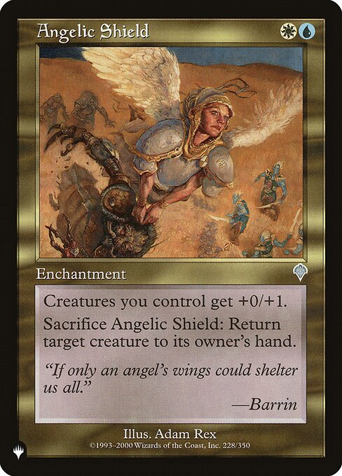 (英)天使の盾 / Angelic Shield【INV】 PWシンボル付き再販 No.228
