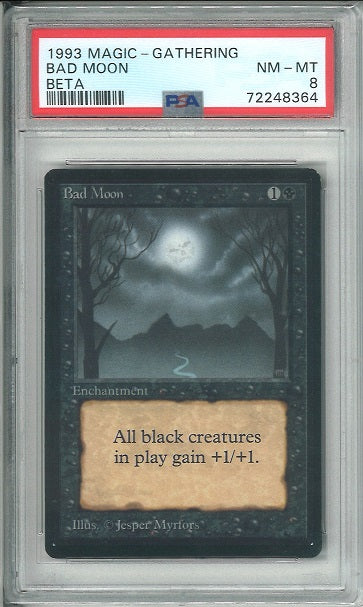[鑑定品](英)不吉の月 / Bad Moon【BETA】 PSA8 ID:72248364