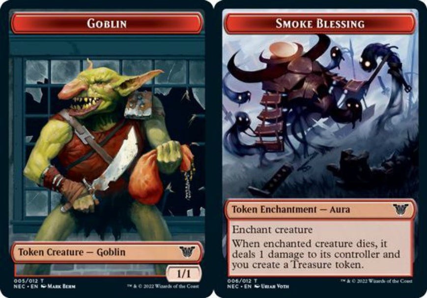 (英)ゴブリントークン / Goblin Token No.005 - 煙の恵みトークン / Smoke Blessing Token【NEC-TOKEN】 No.006