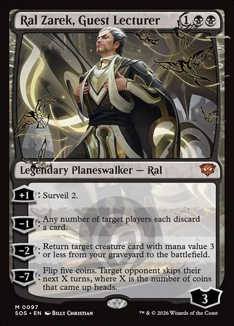(英)【Foil】客員講師、ラル・ザレック / Ral Zarek, Guest Lecturer【SOS】 No.097