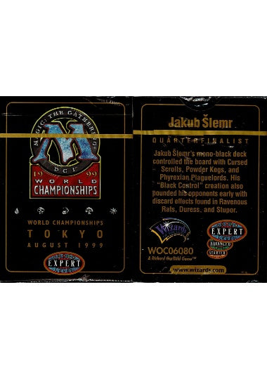 (英)World Championship Decks 1999 Jakub Slemr【BOX】 ※発送方法は「ゆうパック」を選択してください。