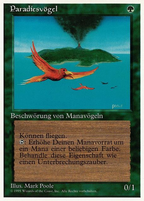 (ドイツ語)Paradiesvogel / Birds of Paradise【3ED】 白枠 No.187