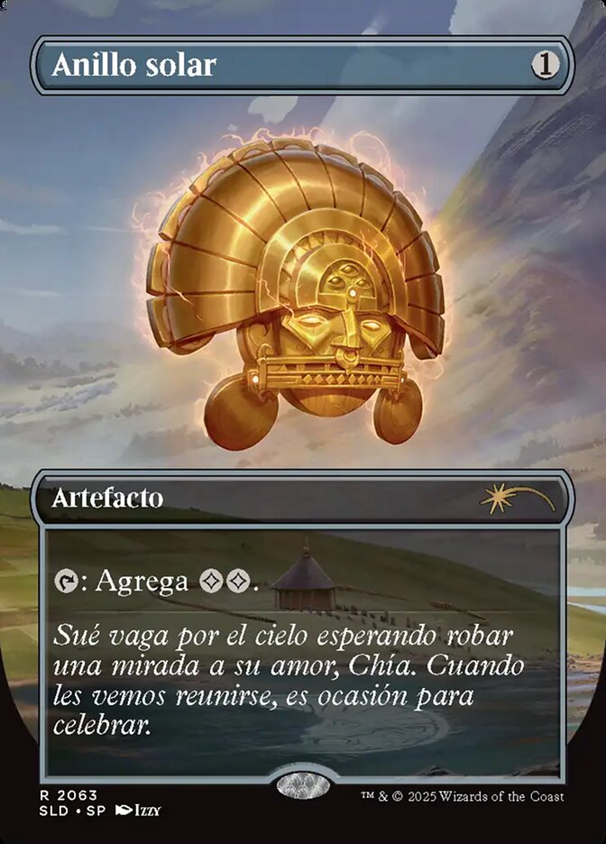 (スペイン語)【Foil】Anillo solar / Sol Ring【SLD】 Secret Lair Presents: Nuestra Magia No.2063