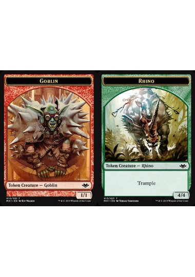 (英)ゴブリントークン / Goblin Token No.010 - サイトークン / Rhino Token【MH1-TOKEN】 No.013