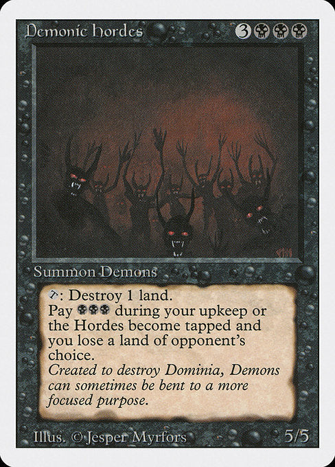 (英)Demonic Hordes【3ED】 No.104