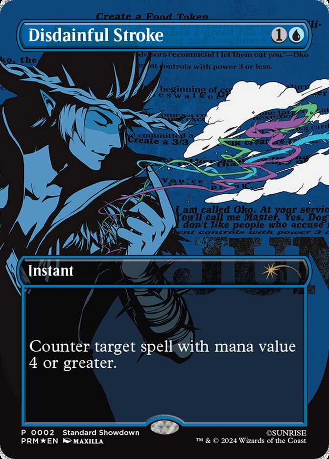 (英)【Foil】軽蔑的な一撃 / Disdainful Stroke【PRM】カウボーイビバップ オマージュプロモ No.119