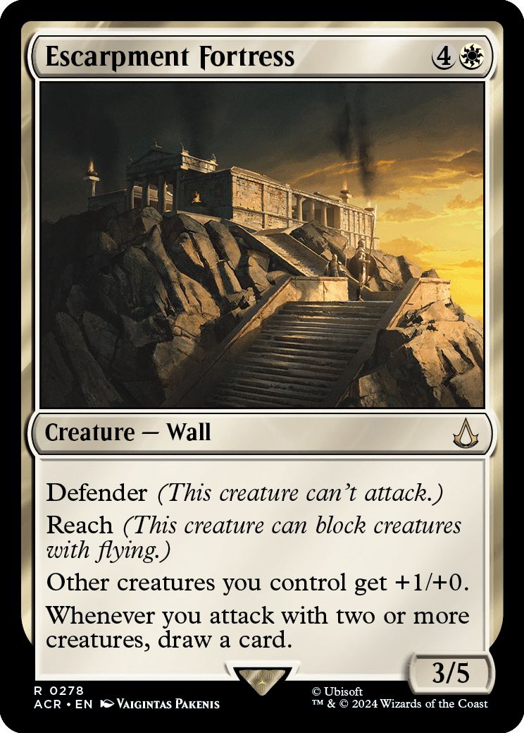 (英)Escarpment Fortress【ACR】 スターターキット収録 No.278