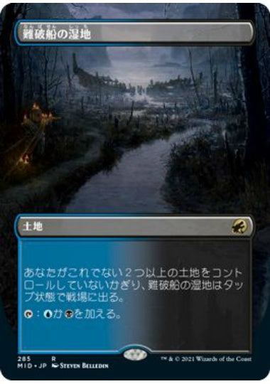 (日)【Foil】難破船の湿地 / Shipwreck Marsh ★ボーダーレス★ 【MID】 No.285