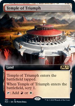 (英)凱旋の神殿 / Temple of Triumph ★拡張枠★ 【M21】 No.391