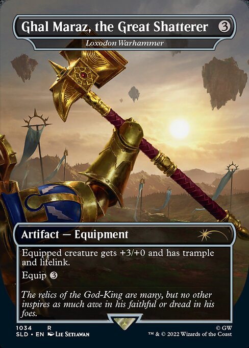 (英)Ghal Maraz, the Great Shatterer[ロクソドンの戦槌 / Loxodon Warhammer]【SLD】 Secret Lair x Warhammer Age of Sigmar No.1034