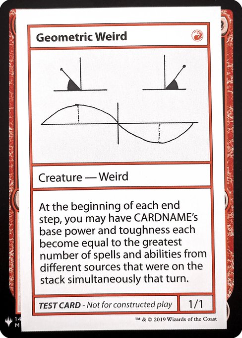 (英)Geometric Weird【MB1-TEST】 No.069
