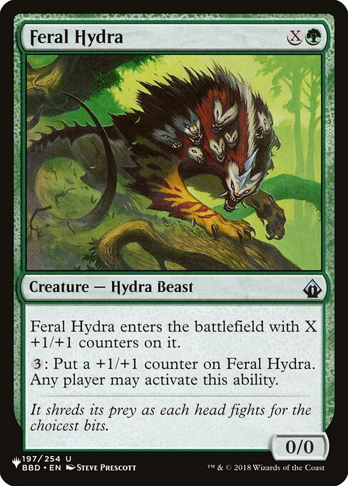 (英)残忍なハイドラ / Feral Hydra【BBD】 PWシンボル付き再販 No.197