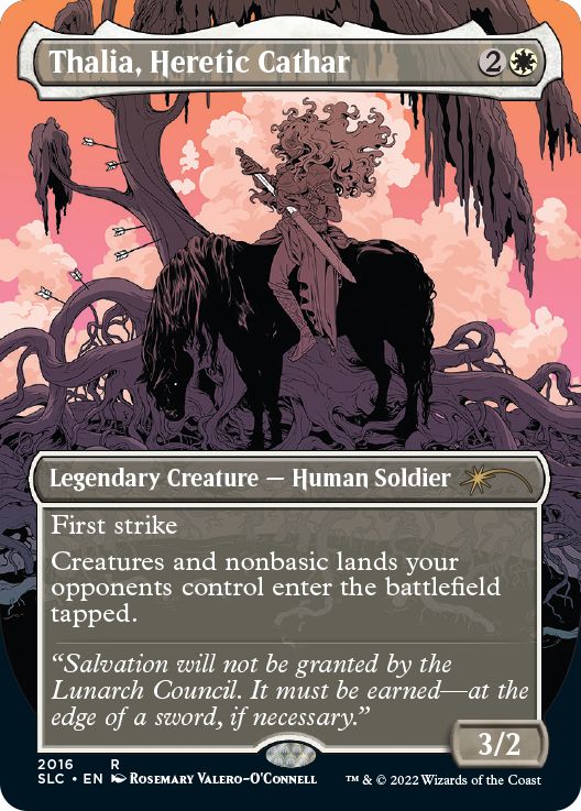 (英)【Foil】異端聖戦士、サリア / Thalia, Heretic Cathar【SLC】30th Anniversary Countdown Kit No.2016