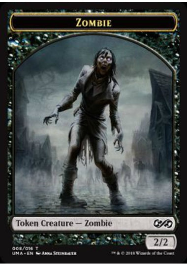 (英)ゾンビトークン / Zombie Token【UMA-TOKEN】 No.008