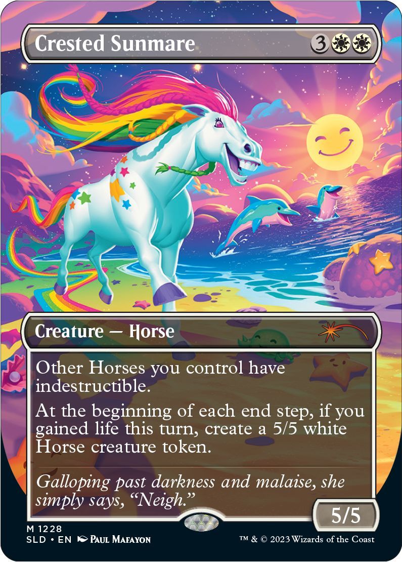(英)【Foil】冠毛の陽馬 / Crested Sunmare【SLD】The '90s Binder Experience No.1228