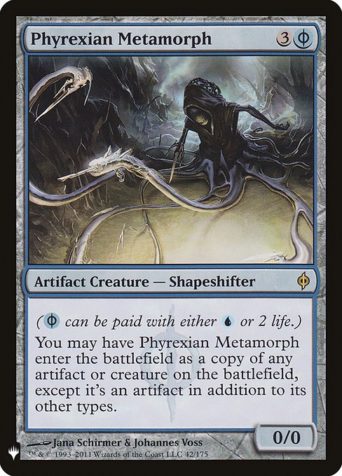 (英)ファイレクシアの変形者 / Phyrexian Metamorph【MB1】 No.0456