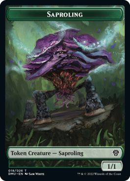 (英)苗木トークン / Saproling Token【DMU-TOKEN】 No.018
