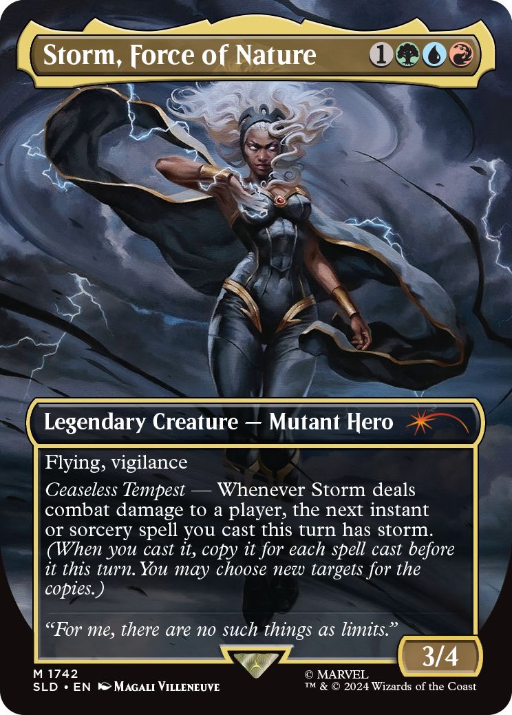 (英)【Foil】Storm, Force of Nature【SLD】Secret Lair x Marvel's Storm No.1742